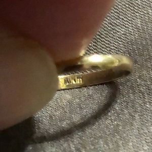 10KY Baby’s Band Ring Size 0